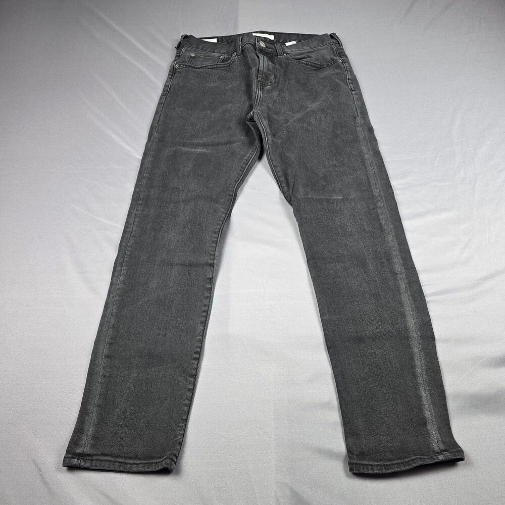 PacSun Slim Taper Jeans Mens 29x30 Faded Black Denim Stretch Charcoal Pants